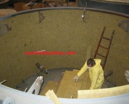 rockwool fıber blanket employee photograph